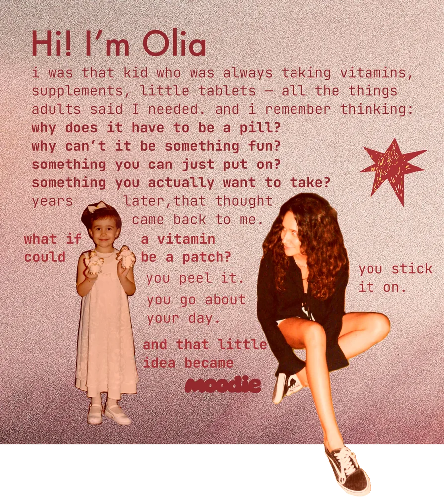 Hi! I’m Olia — how moodie started